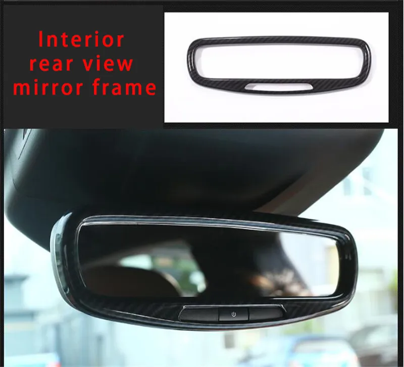 

For Maserati levante carbon fiber Interior rear view mirror frame molding trim 1pc