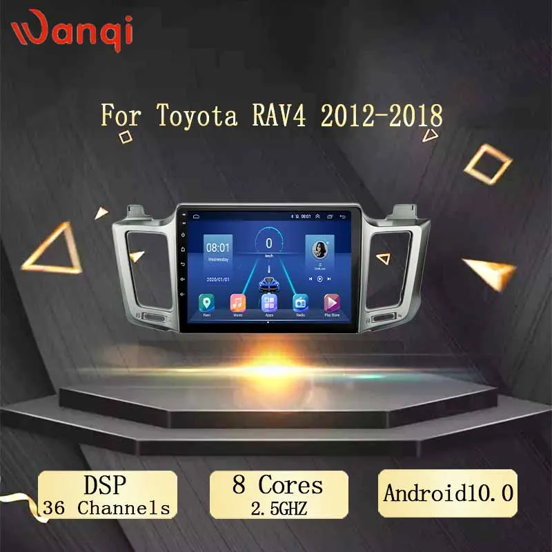 Мультимедийный проигрыватель для Toyota RAV4 10 0 2012 дюймов Android 2018 GPS радио навигация