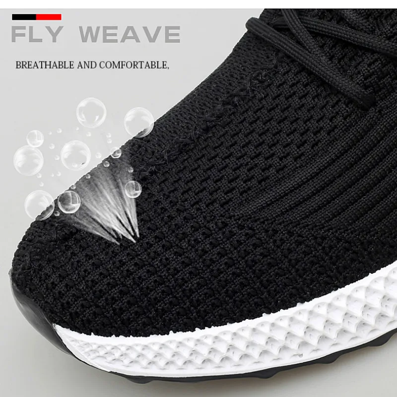 Мужская обувь для бега сезон лето дышащая Спортивная светильник из сетчатого