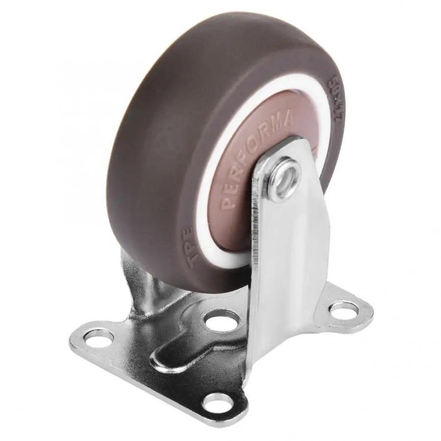 4 шт. 2 дюйма Универсальные ролики низкий уровень шума ТПЭ резиновые съемные