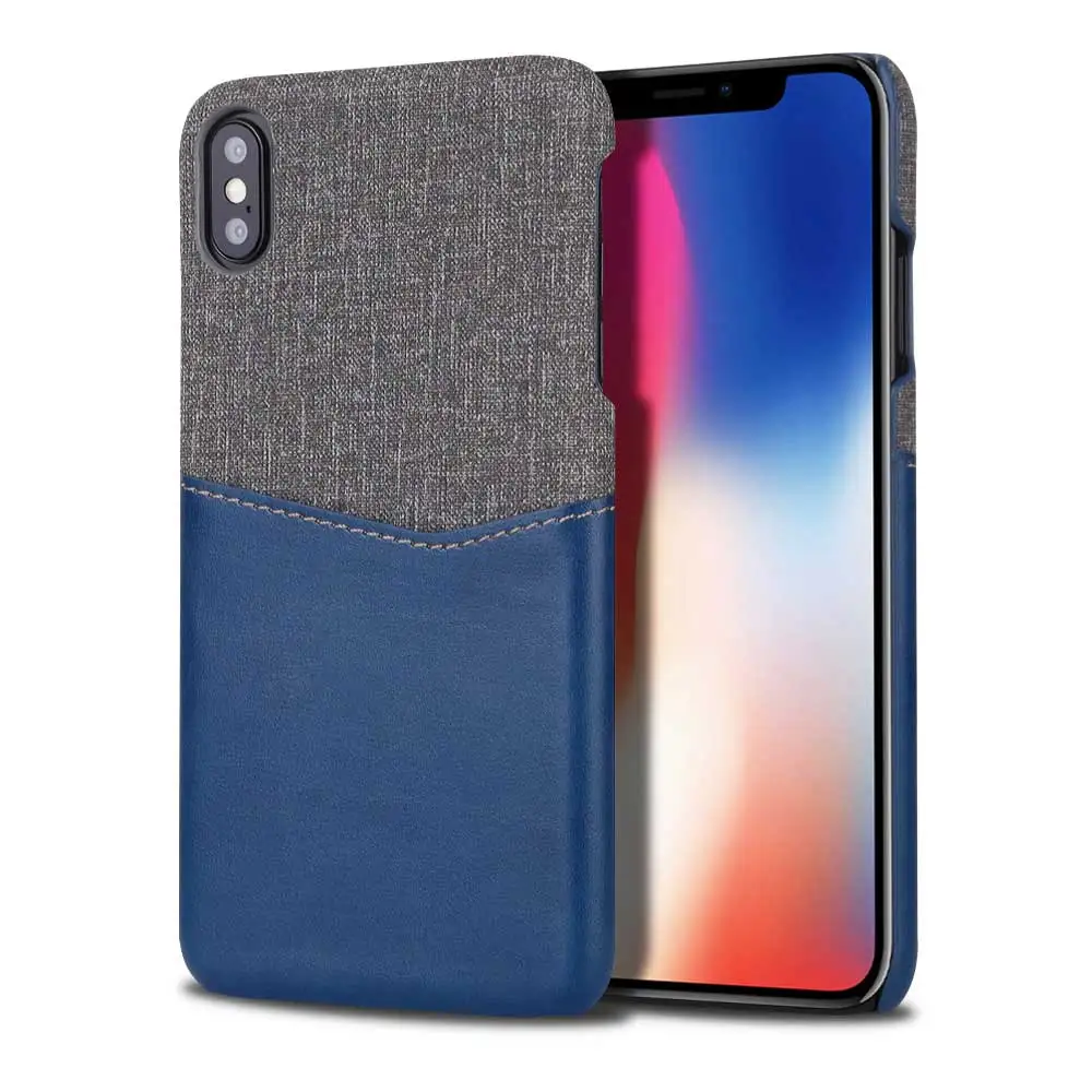 Роскошный чехол для телефона из искусственной кожи для iPhone XS MAX, тонкий кошелек с отделением для карт, задняя крышка для iPhone XR XS MAX X 7 8 6 6S Plus, чехол - Цвет: Blue