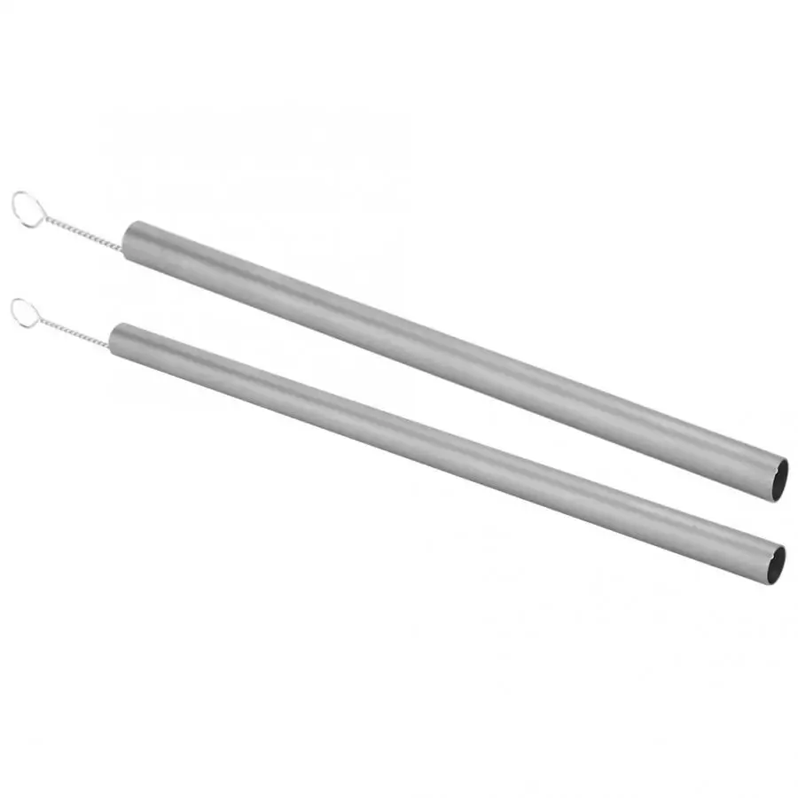 Многоразовые соломинки для питья прочный 8 мм/10 мм чистый титан крепкие прямые