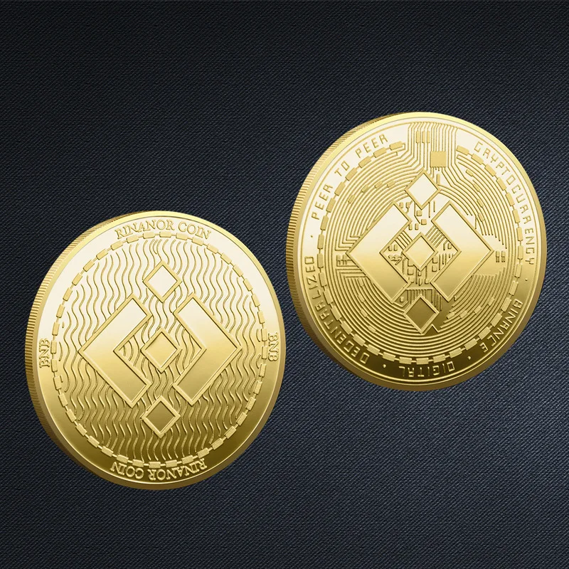 

1Pc Creative Gold/Silver Plated Commemorative Coins Digital Cryptocurrency ADA BNB DASH EOS ETH IOTA Litecoin Home Decor Crafts