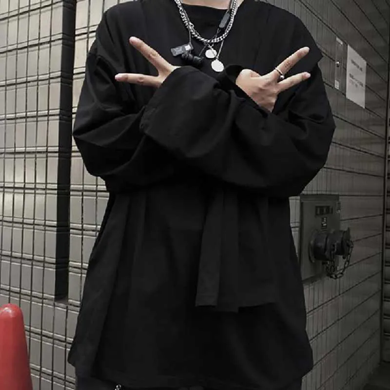 NiceMix Harajuku новые корейские кружевные футболки с круглым вырезом в стиле High Street