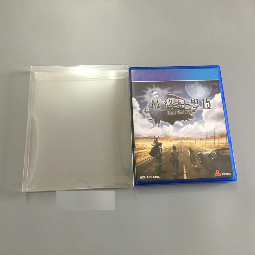 Прозрачный прозрачный бокс для хранения игровых карт Playstation PS4 защитный домашних