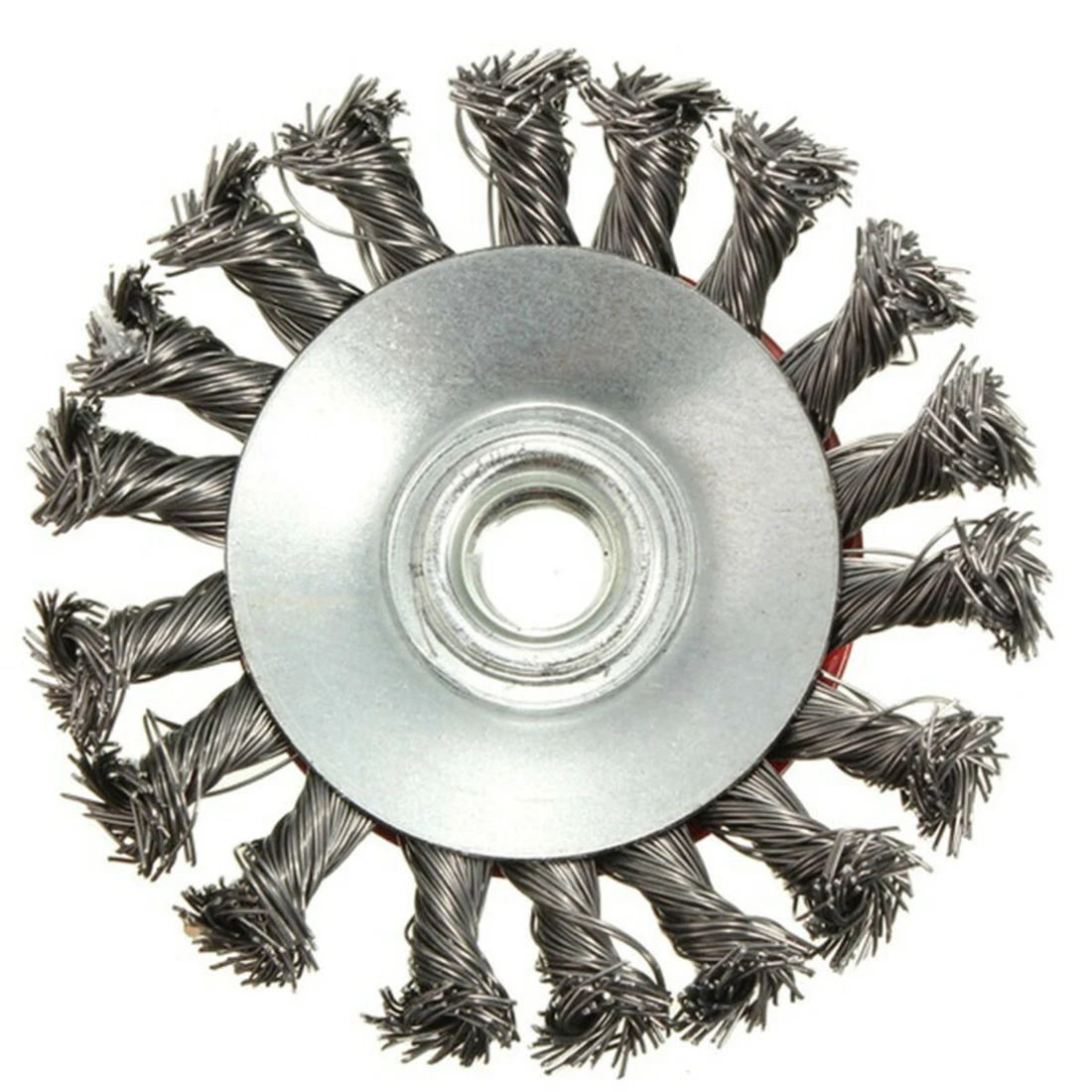 

4pcs Wire brush Supplies Semi Flat Wheel Steel Alloy Metal Paint Scale