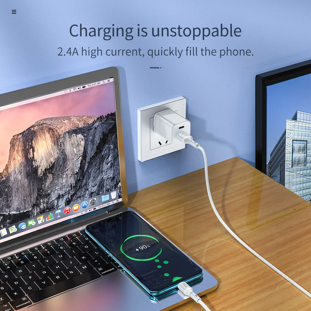 Кабель HOCO usb-c Micro USB для Samsung Galaxy S20 S21 Plus Xiaomi 11 3 А | Мобильные телефоны и аксессуары