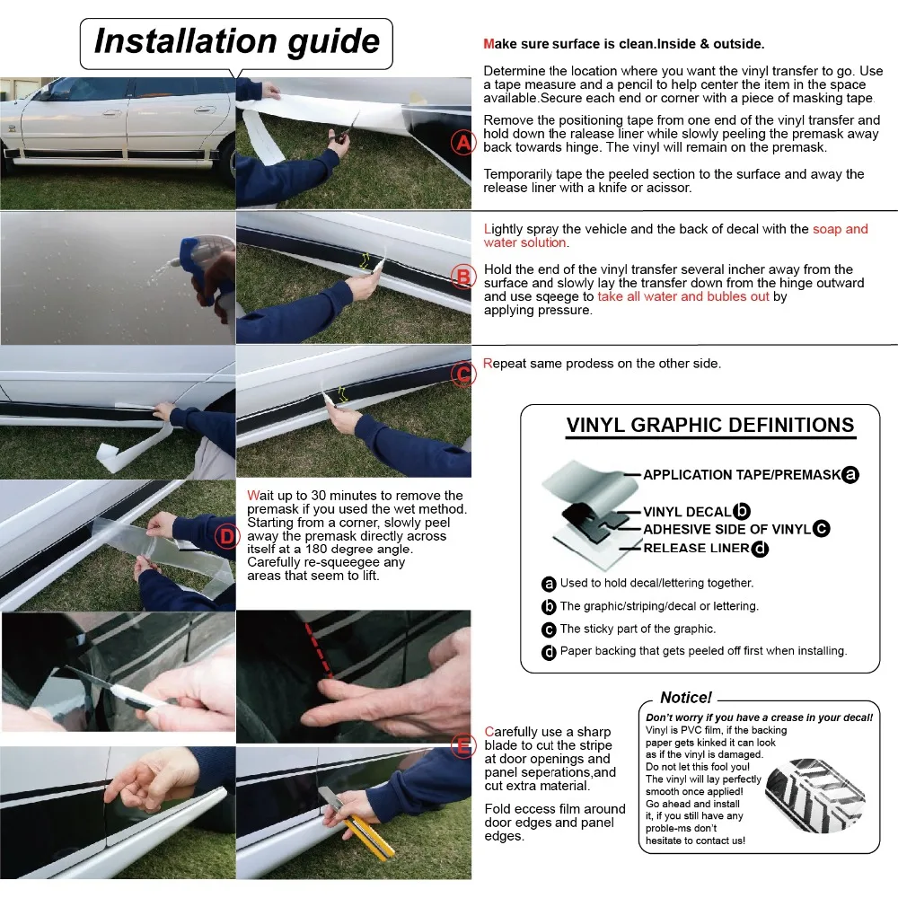 Автомобильные наклейки горные Экстремальные виды спорта скейт Боковая дверь