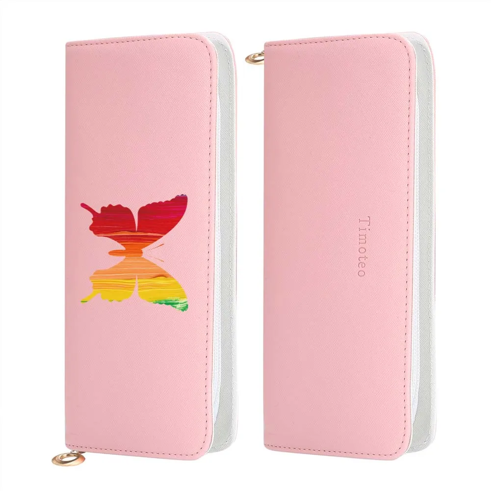 Женские Длинные кошельки из искусственной кожи с красочным принтом животных