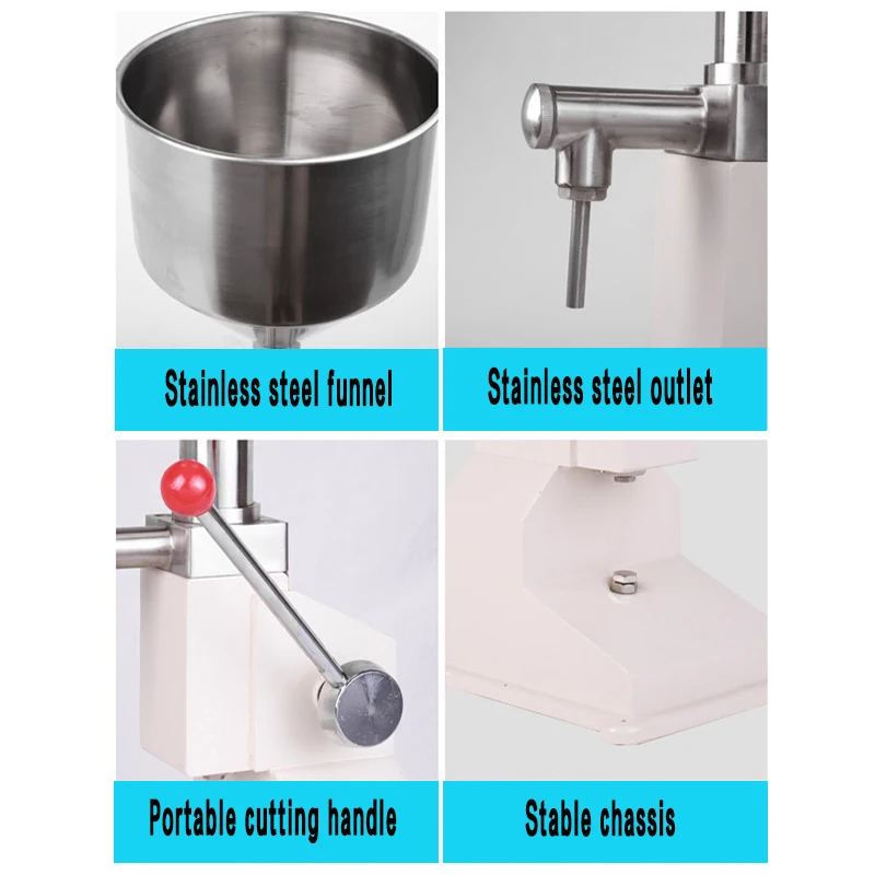 Аппарат для розлива крема шампуня косметики жидкого наполнителя 2021NEW A03 (5 ~ 50 мл/10