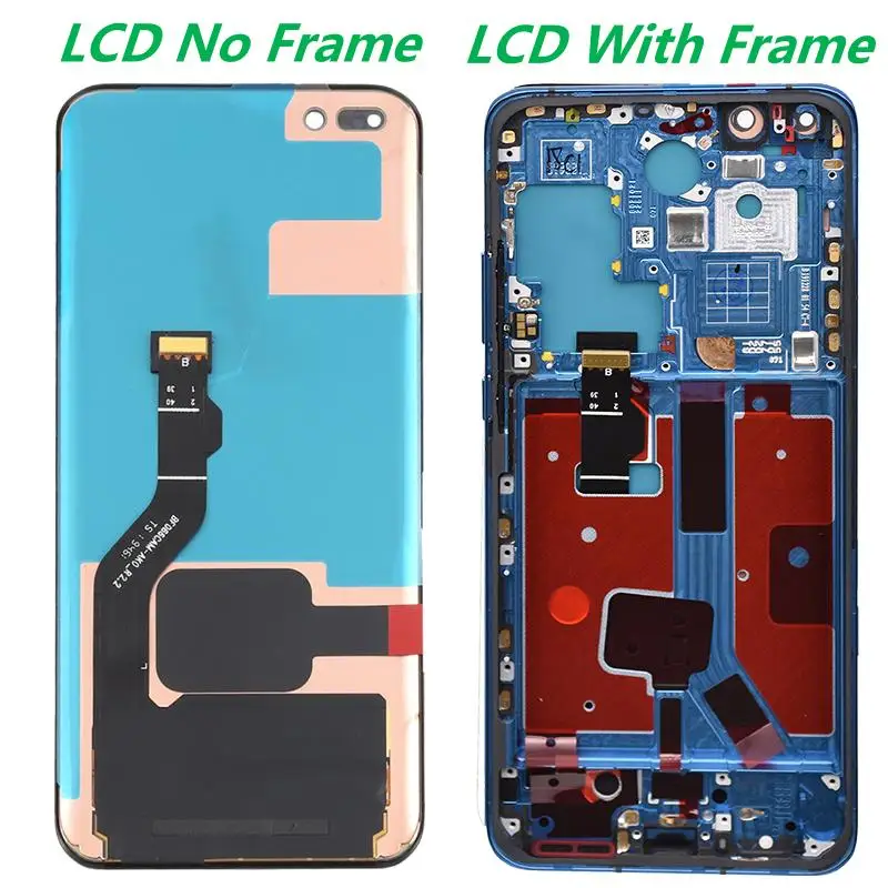 Kup Oryginalny 6.58 ''dla Huawei P40 Pro Wyświetlacz LCD Z Ramką P40 Pro ELS-NX9 ELS-N04 Ekran Dotykowy Wymiana Digitizer Zgromadzenie