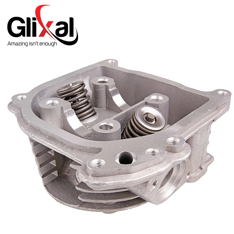 Glixal GY6 139QMB Chinese Scooter Engine 50cc to 100cc EGR Type Cylinder Head Assy with 64mm Valves