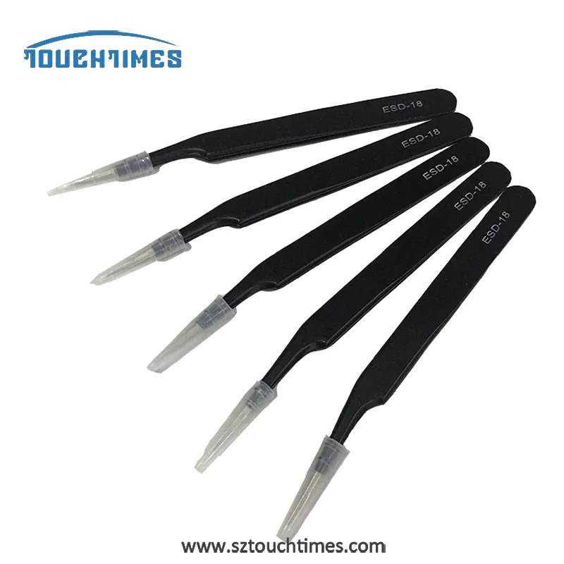 ESD-18 Анти-статический ручные инструменты прецизионный Пинцет электроники iс чип