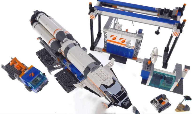 

11388 City Series Rocket Assembly & Transport Model Building Blocks Bricks Educational Funny Toys Birthday Gifts
