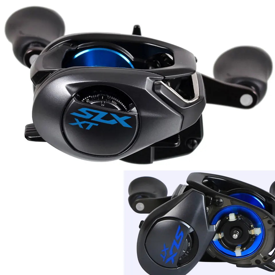 Новая катушка SHIMANO SLX XT Baitcast Рыболовная новая SVS Infinity тормозная система