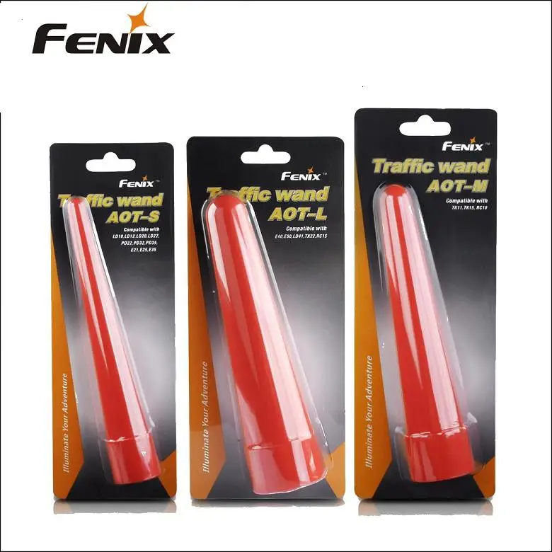 Фонарик Fenix фонарь с красной дорожной палочкой наконечник сигнальная лампа для
