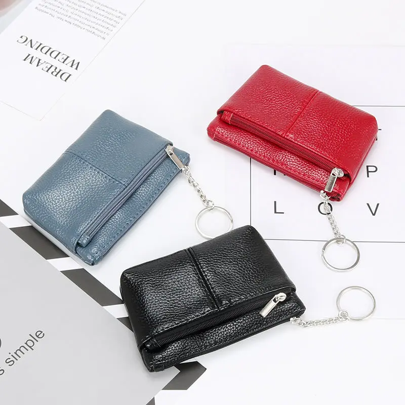 

Korean Version of The Mini Fashion Small Bag Girl Soft Leather Outing Decoration Bag Short Handbag Card Case Coin Key Case