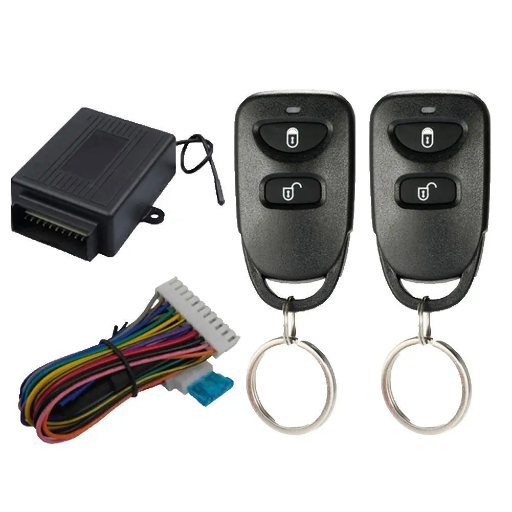 Hot Sale 12V New Universal Car Auto Remote Central Kit Door Lock Locking Vehicle Keyless Entry System With 2 Remote Control