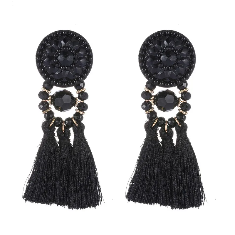 Серьги кисточки женские массивные ювелирные изделия для женщин модный бренд