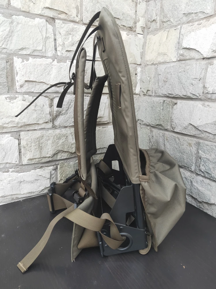 Sports Tactics All Aluminum Weight-Bearing Back Frame Radio Transmitting Instrument Heat Dissipation Back Frame Weight-Bearing T