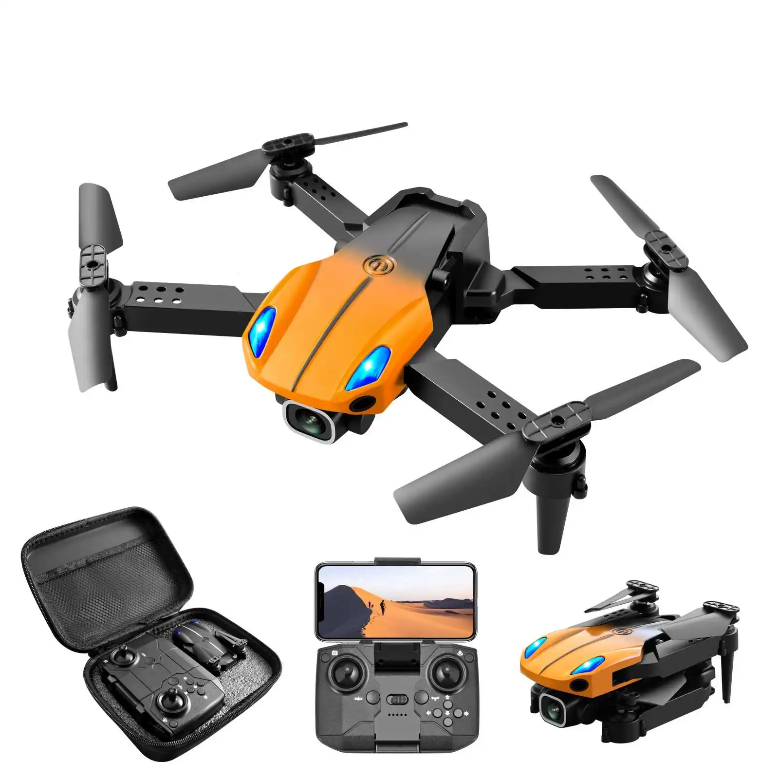 

KY907 PRO Mini Drone Wifi FPV with 4K HD Camera Three-side Obstacle Avoidance Headless Mode RC Drones Quadcopter RTF Gift Toys