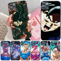 anime dragon super warrior figure color painting phone case for iphone xr xs max cases back cover funda coque