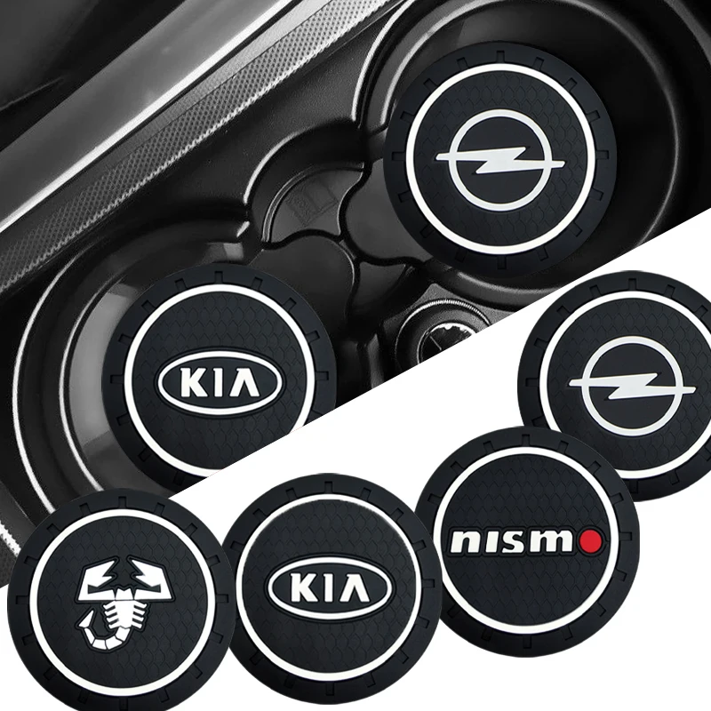 

New Car Interior Coaster Non-slip Water Cup Holder Pad Car Styling for Infiniti Q50 Q30 Q60 Qx30 Qx70 Cuby Fiyed Car Accessories