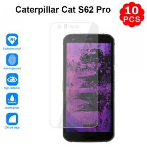 10pc tempered glass for caterpillar cat s62 pro 5 7 lcd screen protector 9h explosion proof protective glass film on cat s62pro free global shipping