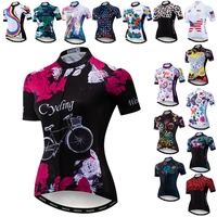 weimostar uniforme womens cycling jersey tops summer pro team bicycle clothing anti sweat mtb bike jersey racing cycling shirt