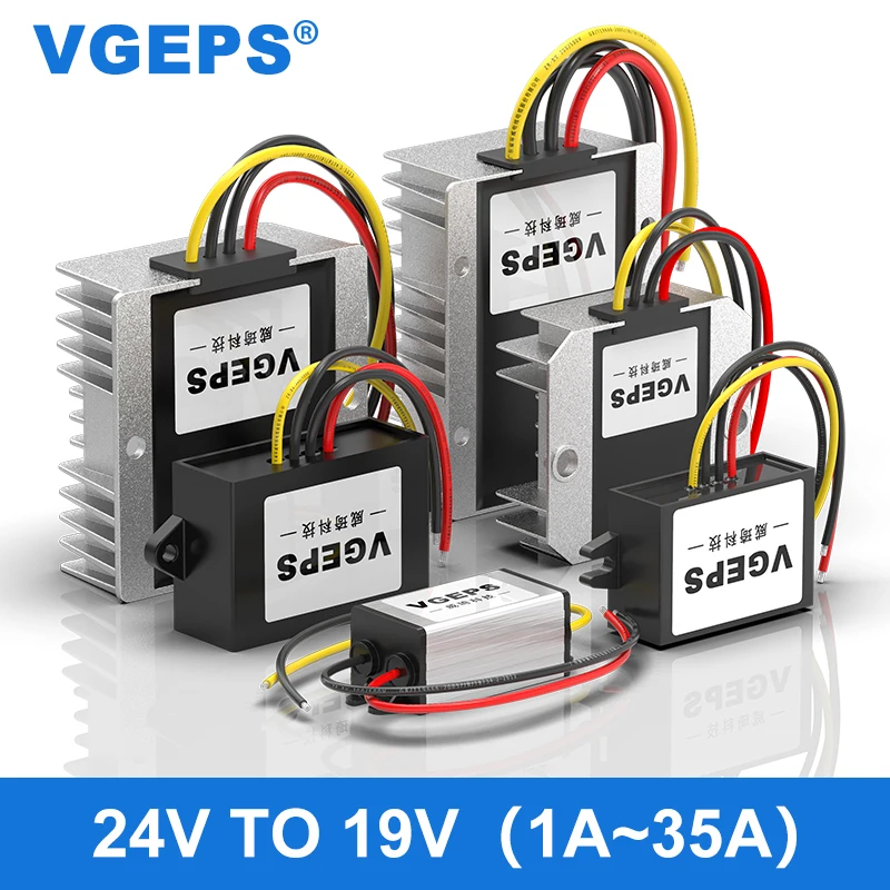 24V to 19V DC источника питания регулятора конвертер 22 40V понижающий модуль