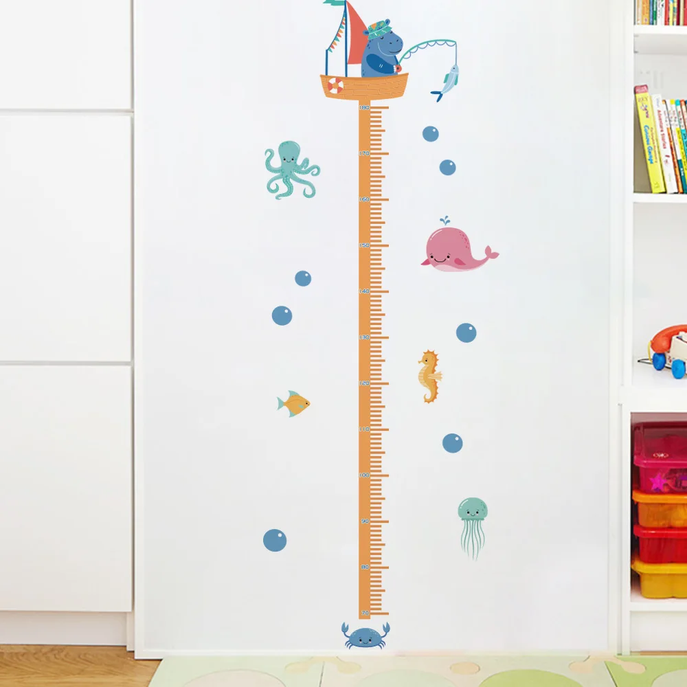 Измеритель высоты Детская Наклейка на стену для спальни детской комнаты
