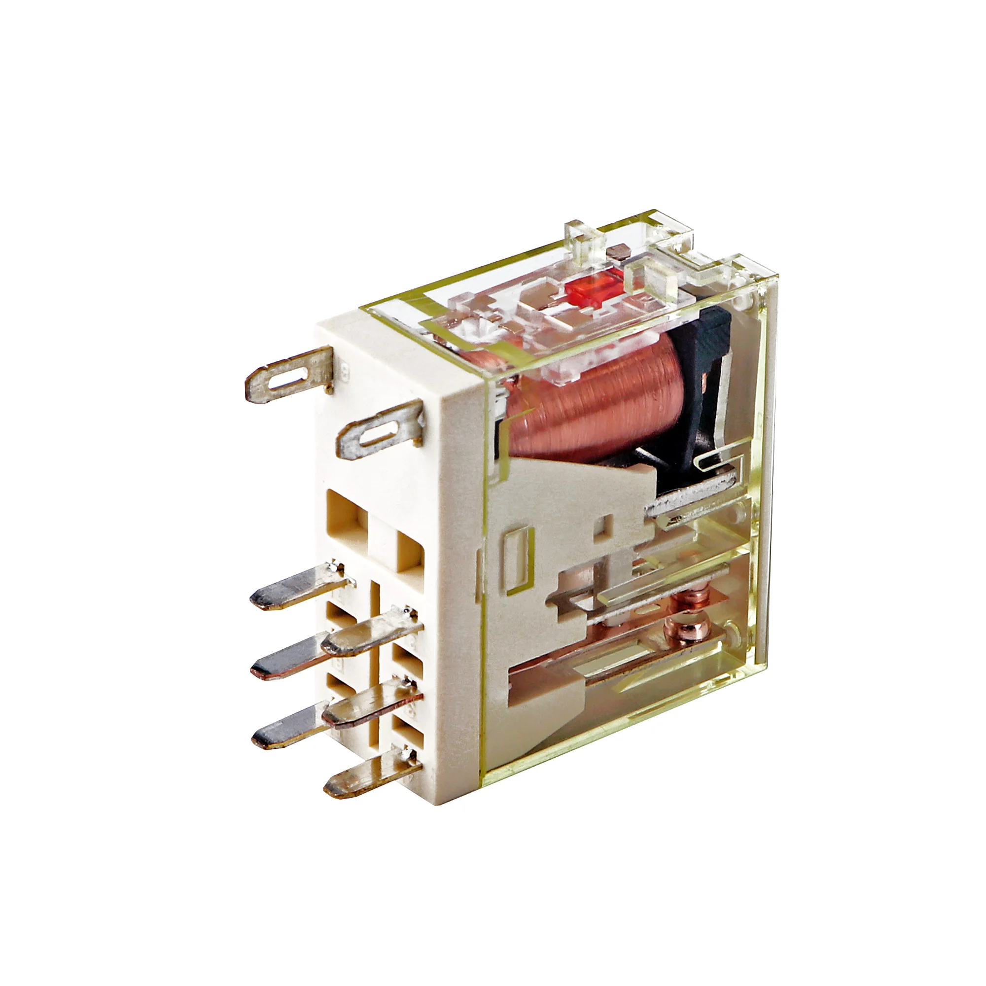 Электронное Микро Мини электромагнитное реле 5A 8PIN катушка DPDT с разъемом DC 12 В 24 в