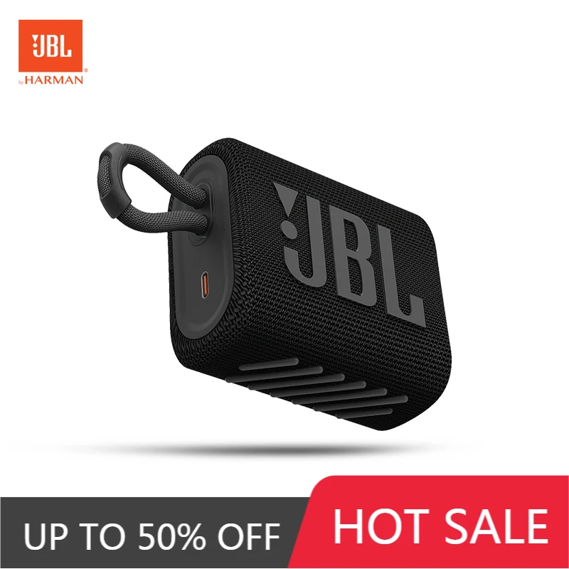 

JBL GO3 Music Gold Brick 3 Generation Wireless Bluetooth 5.0 Speaker Waterproof Mini Speaker Portable Bass Bluetooth Speaker