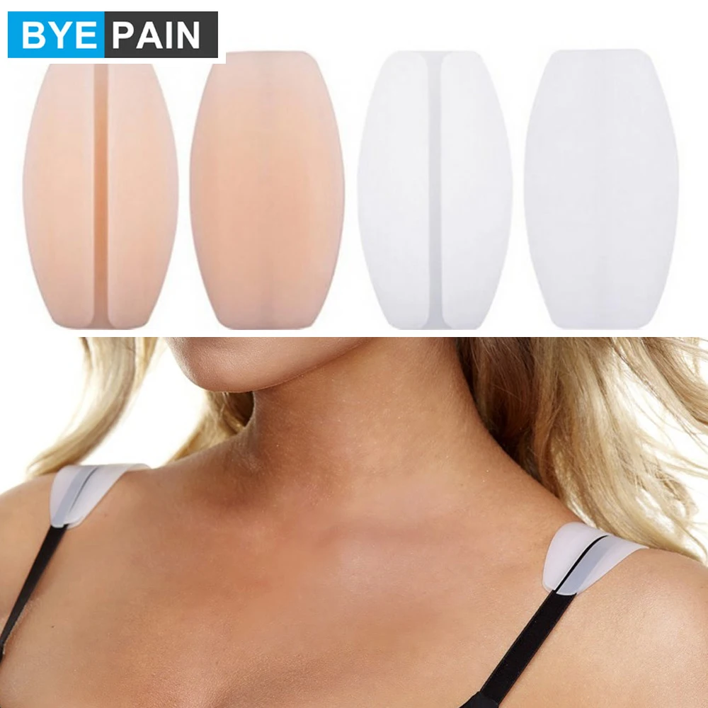 

1 пара, силиконовые Нескользящие плечевые накладки для бюстгальтера