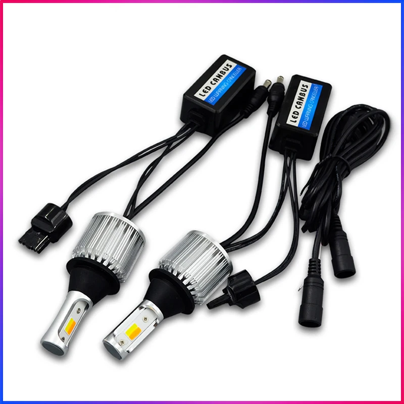 ShinMan WY21W 7440 T20 LED CAR Light COB DRL Turn light signal For Mazda 3 Daytime Running 2010-2018 | Автомобили и мотоциклы
