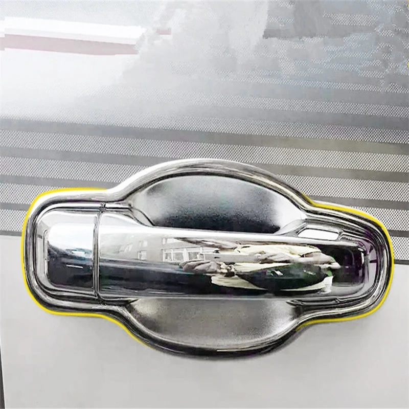 

WELKINRY Автомобильная крышка для Toyota Land Cruiser V8 J200 2016 2017 2018 ABS, хромированная дверная чашка, чаша, наклейка, литье, отделка