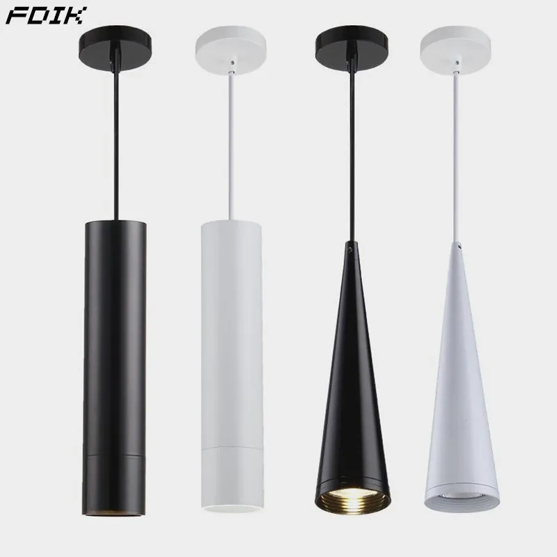 Цилиндрические светодиодные подвесные светильники с регулируемой яркостью