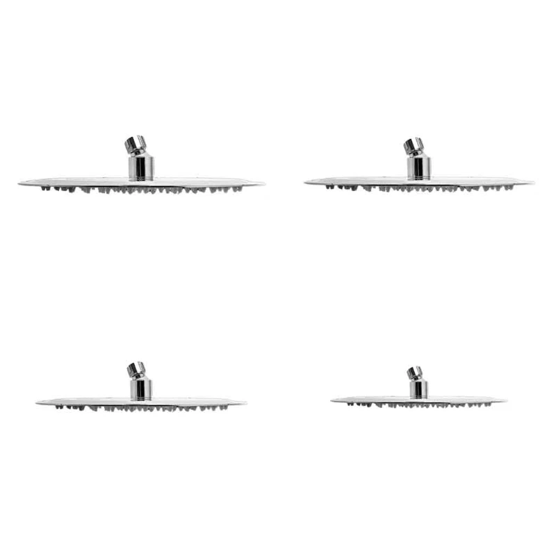 

Насадка для душа высокого давления, насадка для душа из нержавеющей стали с эффектом дождя 12/10/8/6 дюймов, выглядит как зеркало, простая устан...