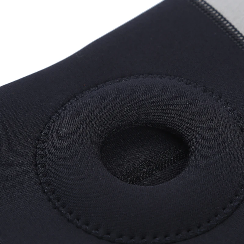 

1 Pc Knee Protector Brace Silicone Spring Knee Pad Basketball Knitted Compression Elastic Knee Sleeve Support Sports Accessories