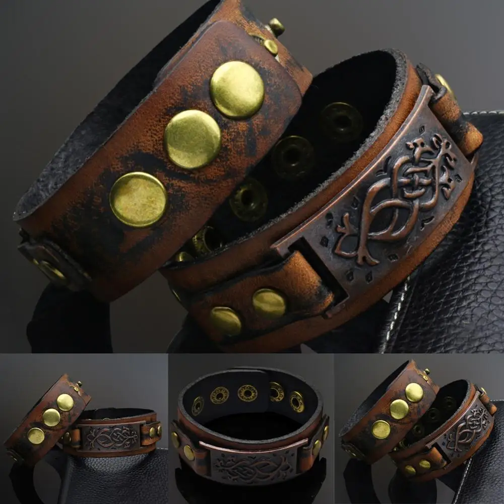 

Quality Classic Bracelet Punk Simple Geometric Square Width Leather Bracelet Korean Version of Popular Wild Sexry Wrist Jewelry