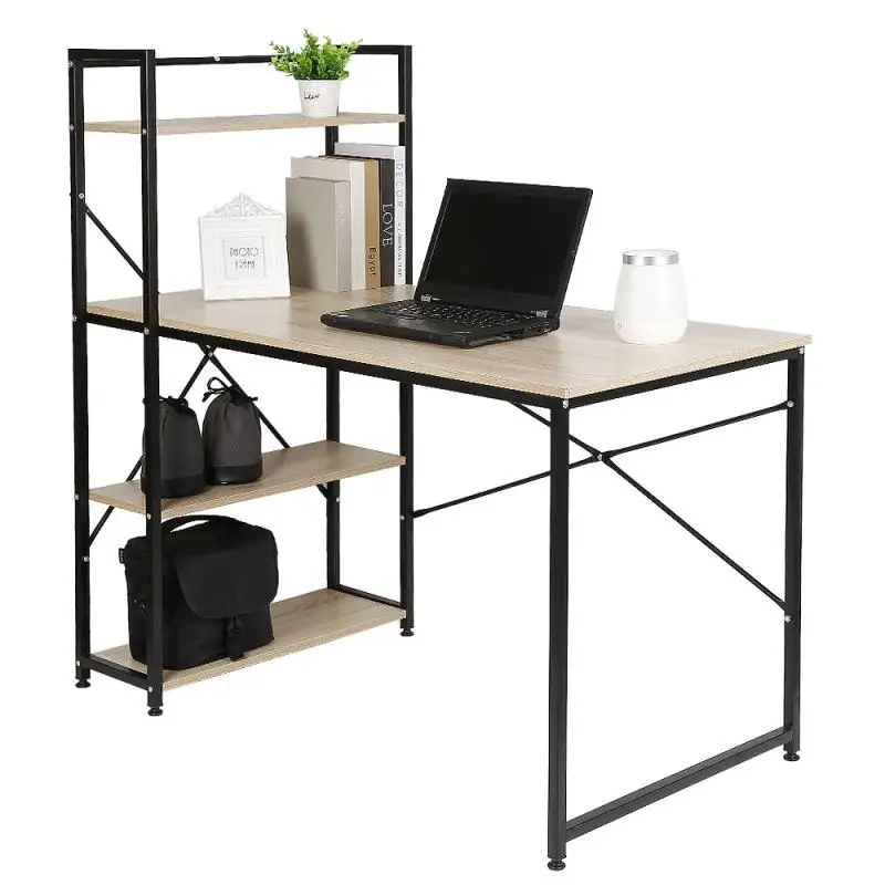 

Office Computer Desks Laptop Writing Table Study Table With Shelves Drawers Wood Office PC Laptop Workstation Home Gaming Desk
