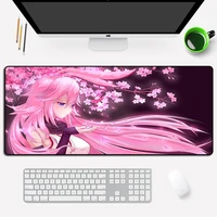 large gaming anime mouse pad gamer pink sexy girl yae sakura xl mousepad grande personalized rubber laptop desk keyboard pad