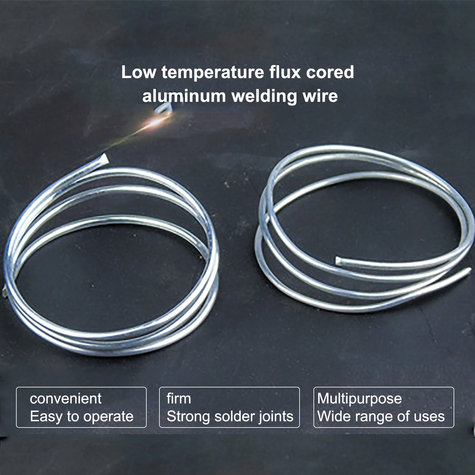 

10/20PC Powder Cored Aluminum Welding Rod Low Temperature Easy Melt Aluminum Welding Rods No Need Solder Powder Tool Accessories