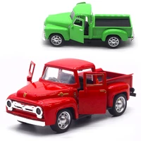 red truck classic rustic vintage metal pickup truck red christmas home office decor childrens gift christmas diecast 132 scale