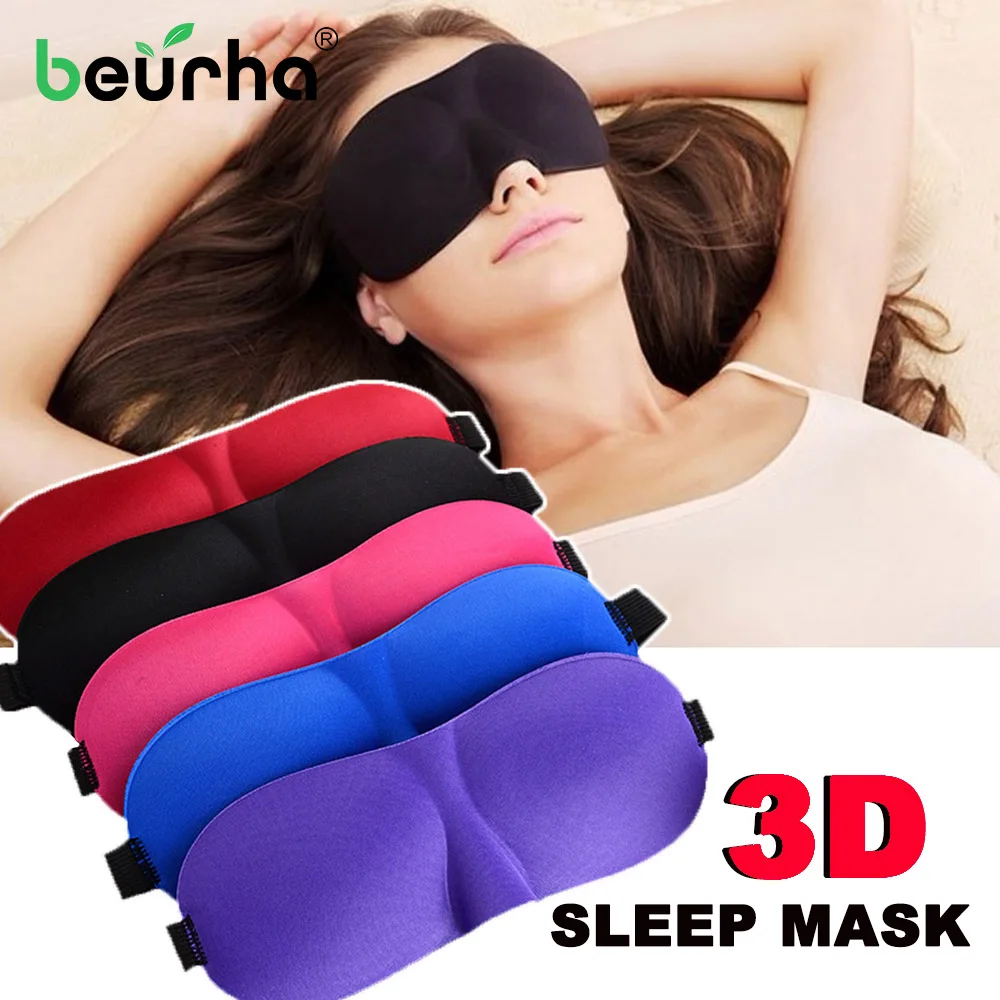 3D мягкая ночная маска для лица на основе тени для век естественного оттенка маска для глаз патч с повязкой на Портативный путешествия маска на глаза для сна маска для сна(окуляр) Eyemask