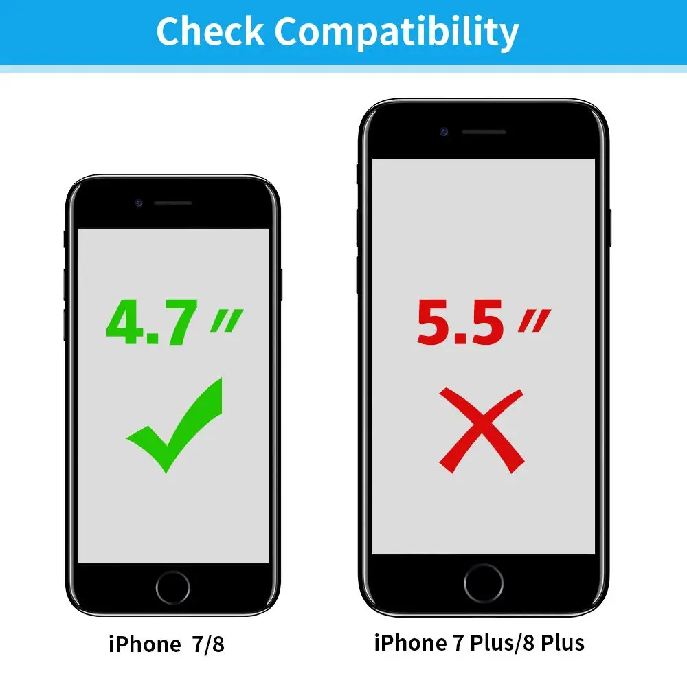 NEWDERY чехол с аккумулятором для iPhone 7,8, 3200 мАч, Беспроводная зарядка, расширенный аккумулятор, чехол для iPhone 7 8, черный цвет