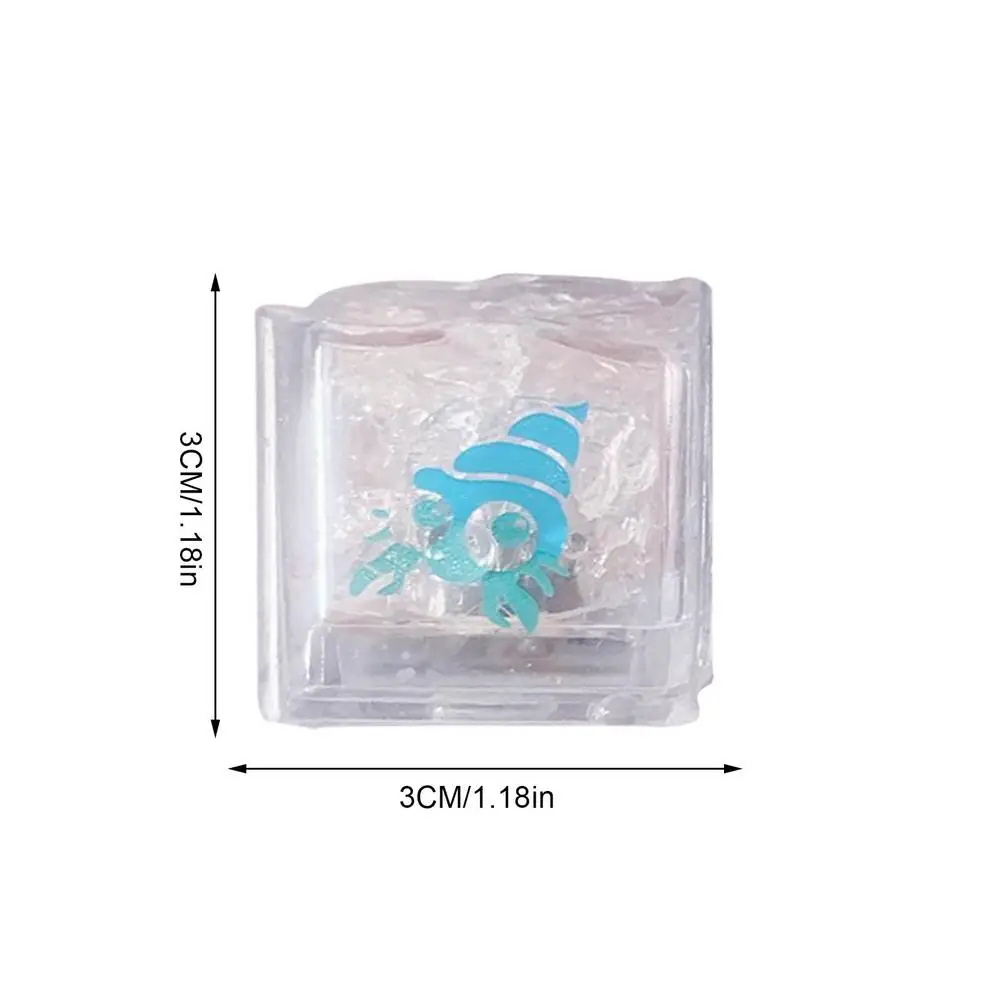 

8pcs Baby Bath Toys Lit Ice Cubes Flashing Led Colorful Lights Bathroom Ice Cube Luminous Toy Bar Wine Glass Decoration Supplies