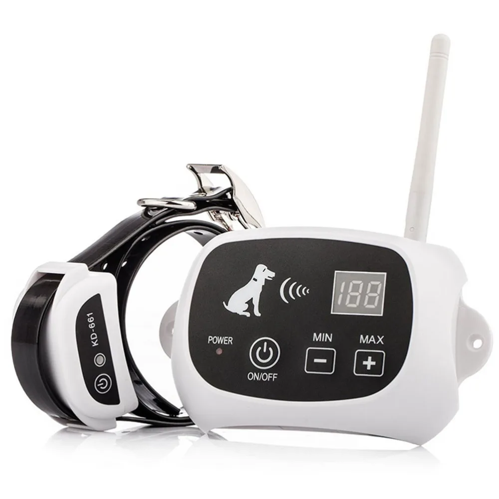 

1 Set Wireless Dog Fence Containment System Training Collar Receiver US Plug