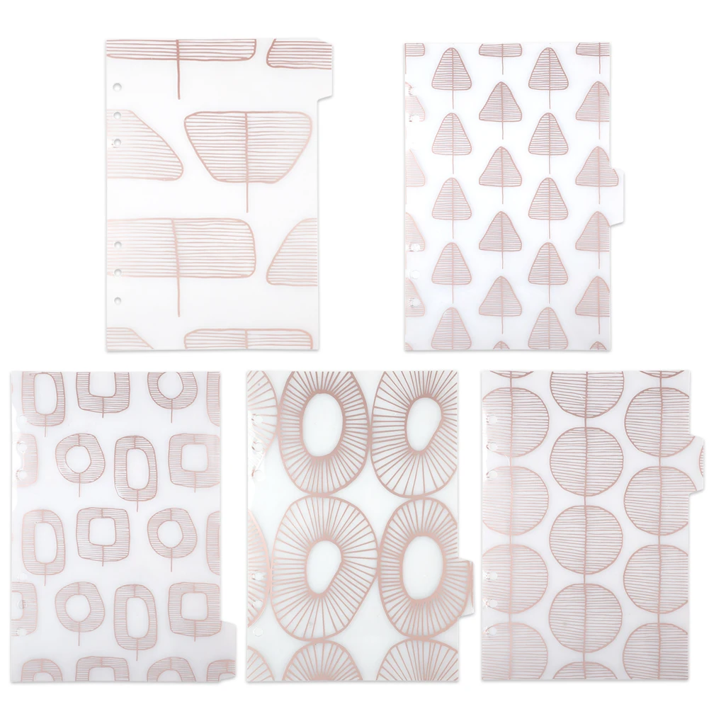 

A5/A6 Colored Notebook Index Page Spiral Diary Planner Paper Note Book Category Pages Journal Notebook Daily Memos Stationery