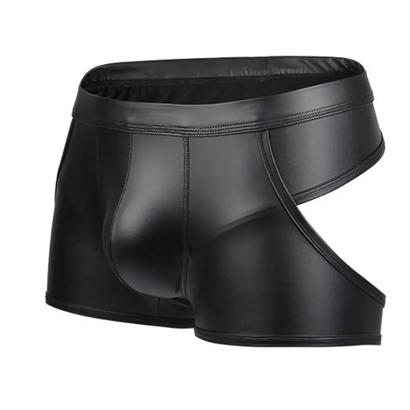 Сексуальные мужские боксеры с U образным выпуклым мешочком нижнее белье из